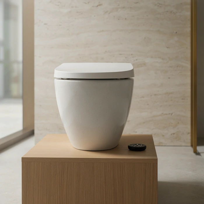 Kloset Back-to-Wall dengan Remote Bidet — SITUSTOTO