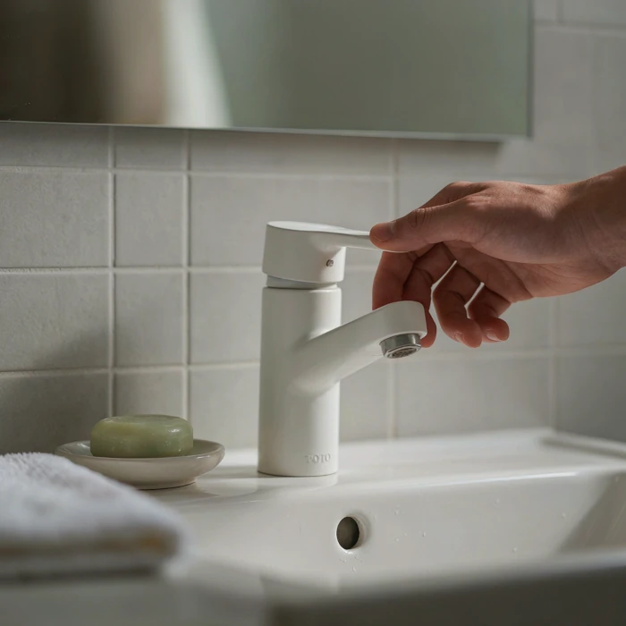 Kran Wastafel Single Lever Putih — SITUSTOTO